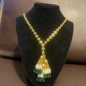 J Crew tassel necklace